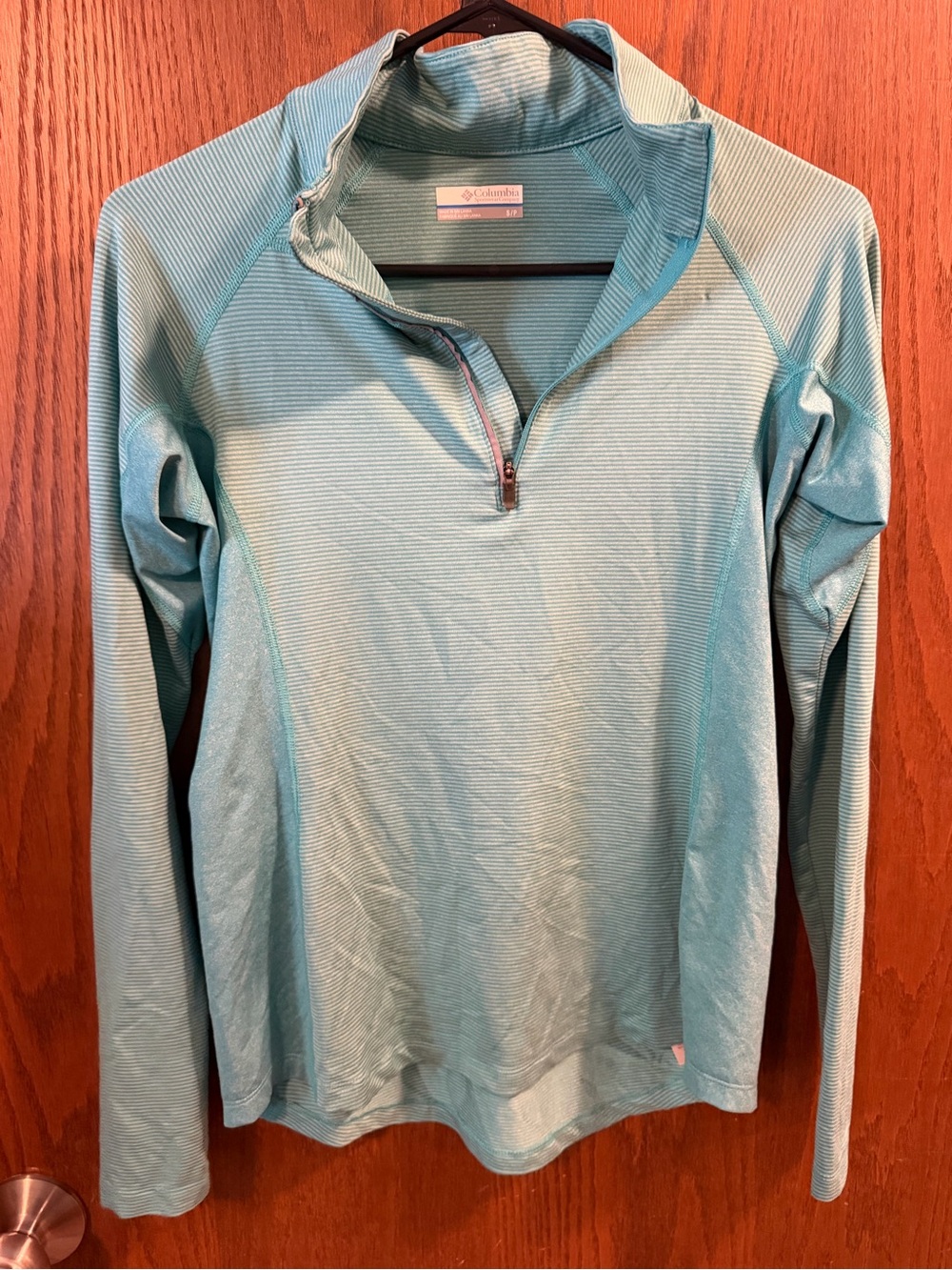Columbia Women's Aqua Quarter-Zip Active Pullover